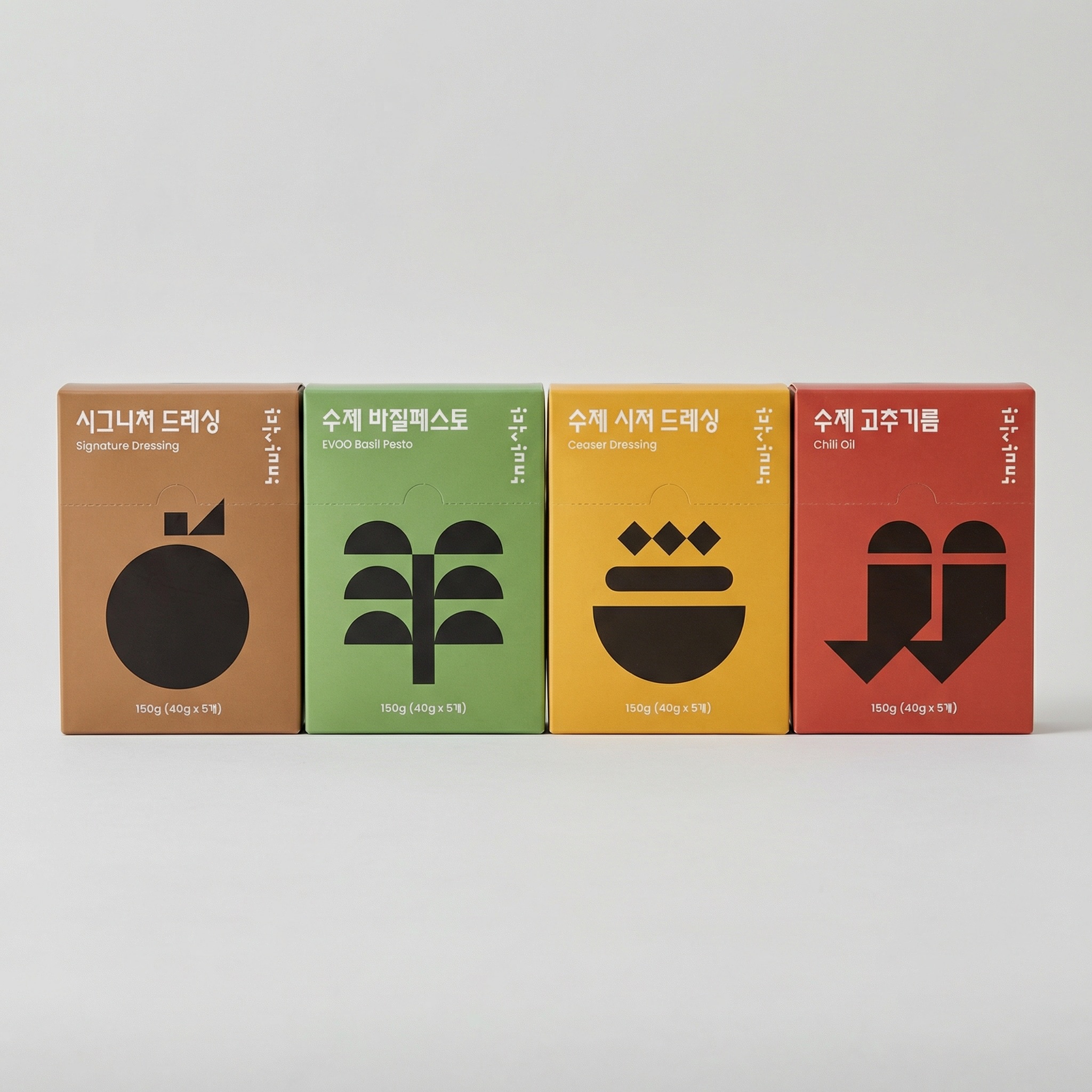 마켓해방식당 수제소스 4종 제품 사진